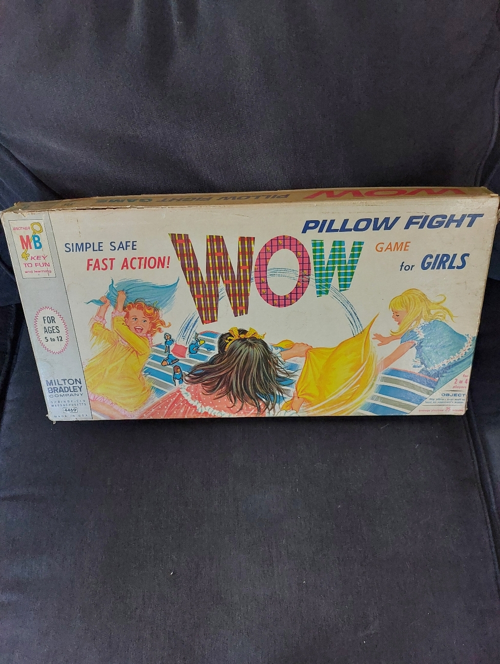 Wow Pillow Fight Vintage Game 1964